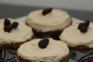 Chocolate Cupcakes with Coffee Buttercream