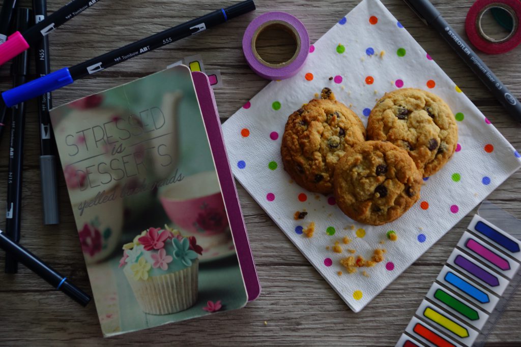 Bullet journal & Peanutbutter Cookies | schabakery.com